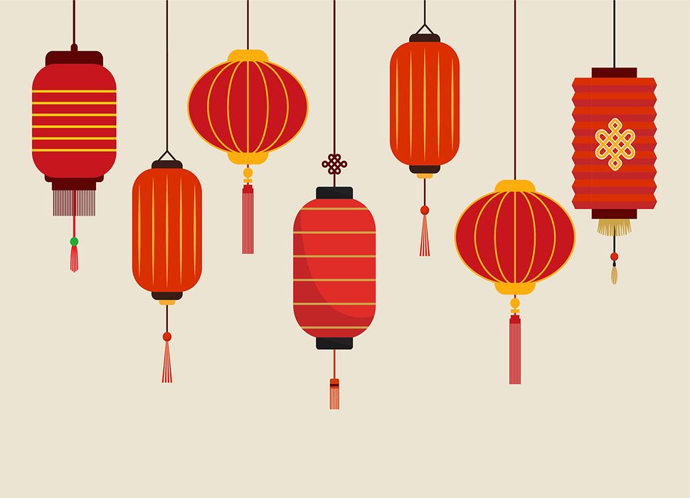Bộ sưu tập đèn lồng màu đỏ trang trí dịp tết file vector mẫu CR490