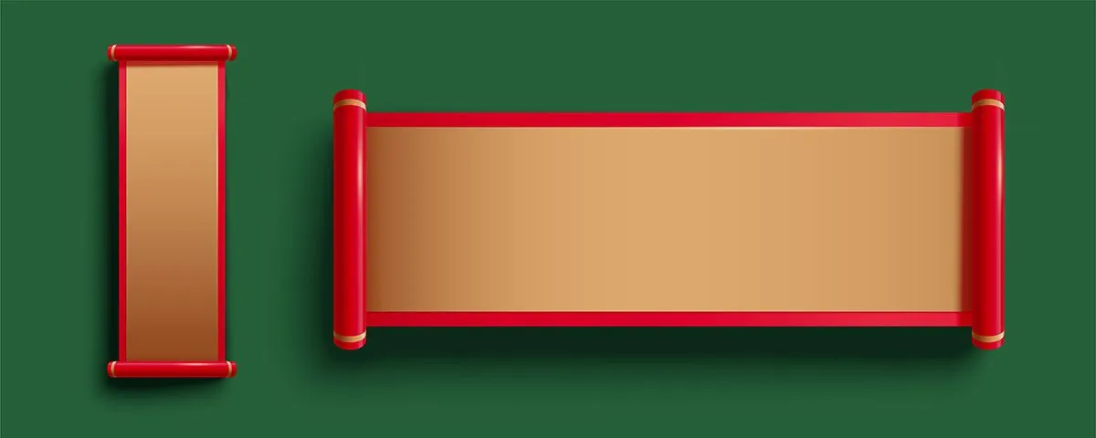 Cuốn Thư Tết Truyền Thống - Thiết Kế Vector EPS Đa Dụng