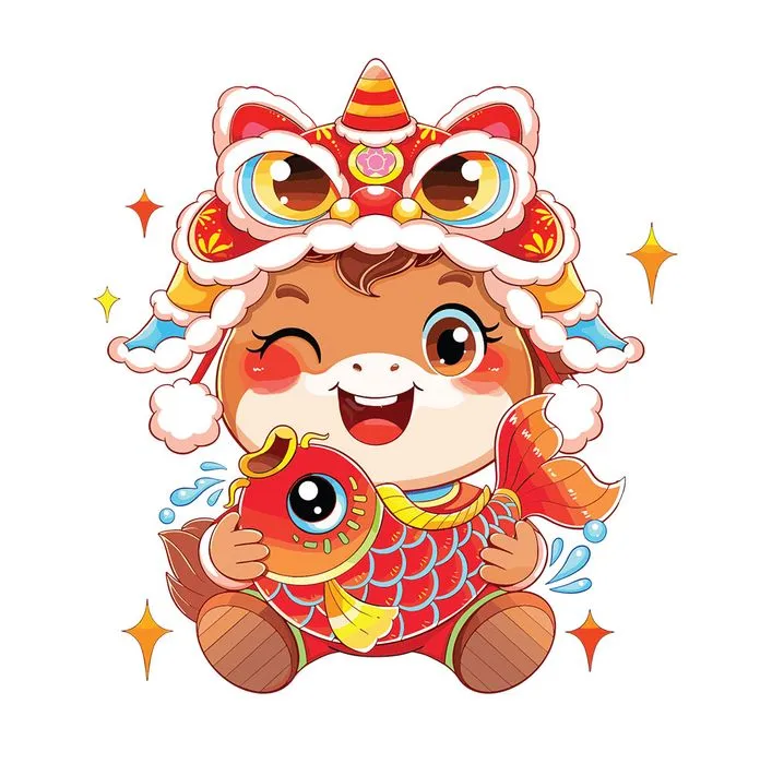 Linh Vật Ngựa Tết, Hình Minh Họa Dễ Thương Đón Xuân