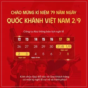 Banner lịch nghỉ lễ quốc khánh 2-9 file PSD mẫu KT45