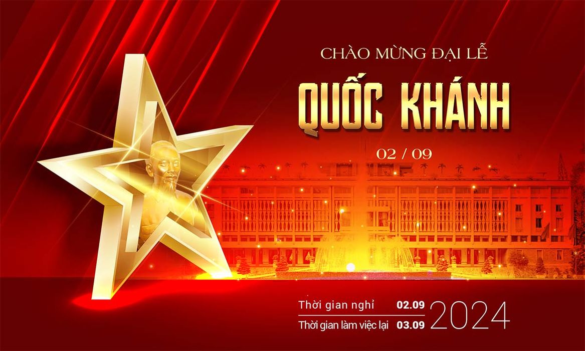 Banner chào mừng ngày Quốc khánh 2/9 file PSD mẫu CR1036