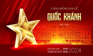 Banner chào mừng ngày Quốc khánh 2/9 file PSD mẫu CR1036