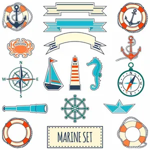 Bộ sưu tập con thuyền buồm file vector mẫu HH163