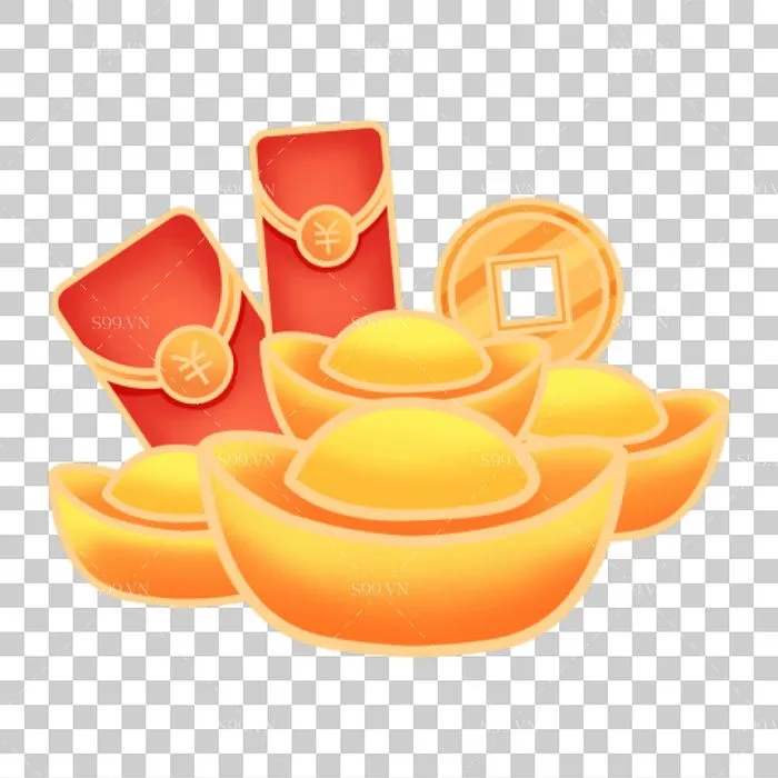 Hình ảnh thỏi vàng file PNG mẫu CR1921
