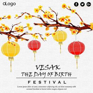 Hình ảnh đèn lồng trang trí cây dịp lễ file vector mẫu CR513
