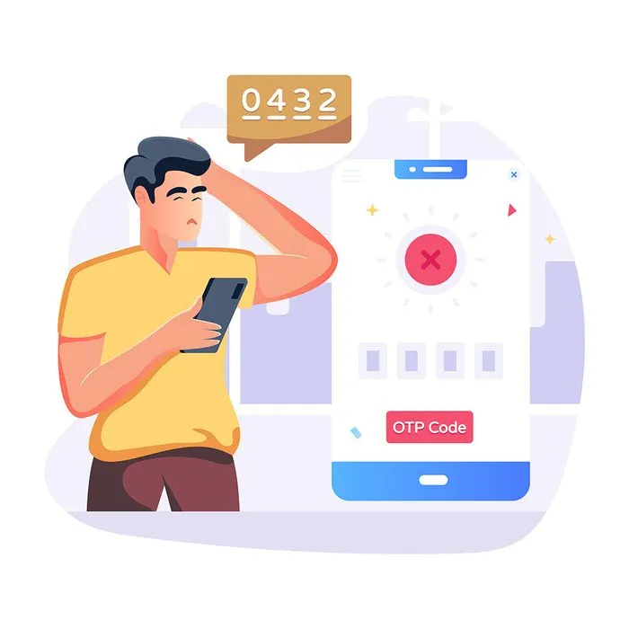 Hình ảnh người lừa đảo qua điện thoại file vector mẫu LD18