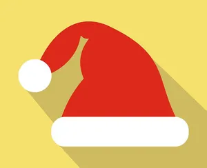 Hình ảnh chiếc mũ ông già noel file vector mẫu CR1808