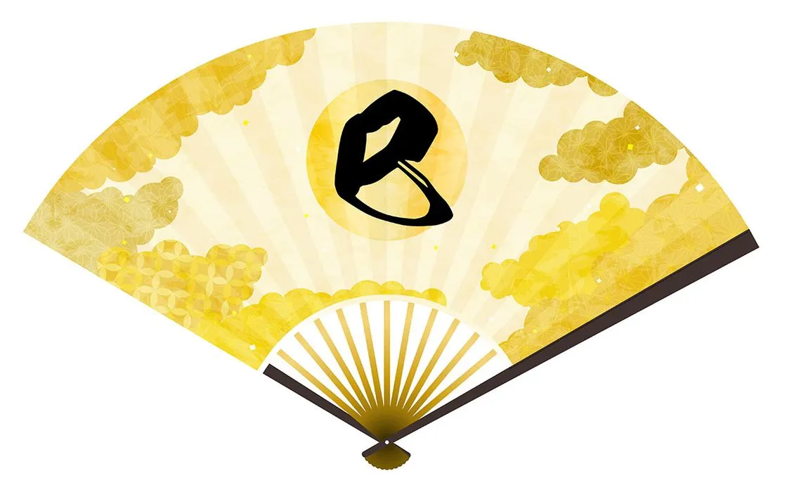 Hình ảnh cái quạt cầm tay file vector mẫu OC89