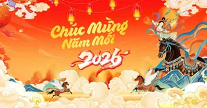 Banner Tết 2026 Chúc Mừng Năm Mới - Thiết Kế Vector Độc Đáo