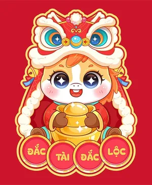 Linh Vật Ngựa Tết Nguyên Đán 2024 - Thiết Kế Hoạt Hình Dễ Thương