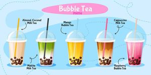 Hình ảnh cốc trà sữa chân trâu file vector mẫu CR672