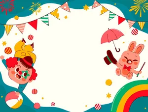 Background bé học tập file vector mẫu KS295