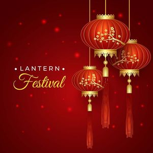 Background đèn lồng màu đỏ trang trí trong ngày lễ tết file vector mẫu CR304