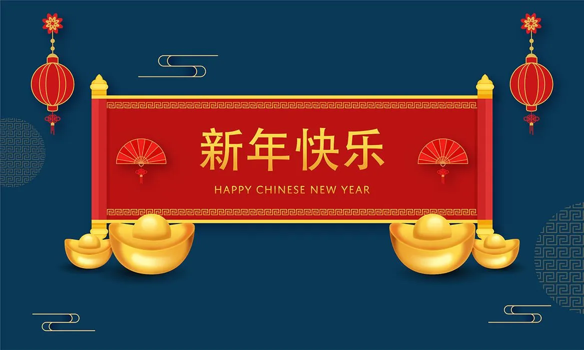 Banner Chúc Mừng Năm Mới - Tết Việt Phong Cách Hiện Đại (File EPS)