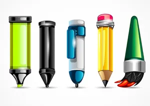 Bộ sưu tập bút file vector mẫu HH106