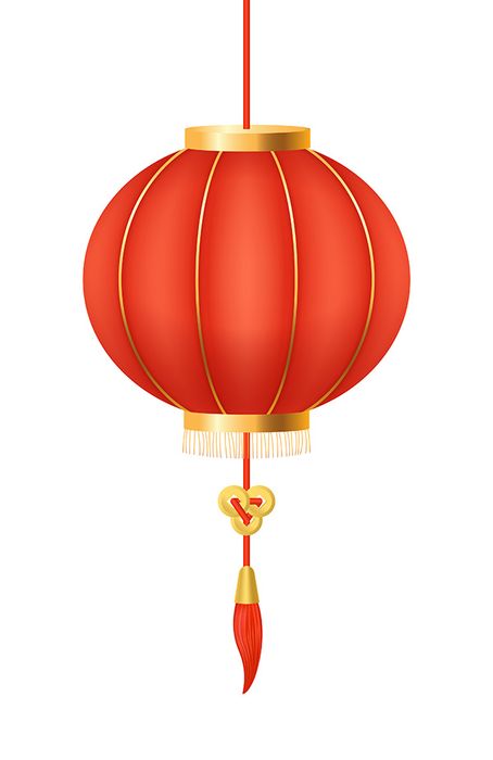 Đèn lồng màu đỏ trang trí trong ngày lễ tết file vector mẫu CR299