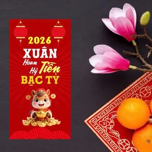 Lì Xì Tết 2026 Phong Cách Hoạt Hình Dễ Thương - File Vector CDR