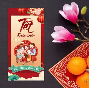 Mẫu Lì Xì 2026 Tết Đoàn Viên - File Vector CDR Độc Đáo, Sẵn Sàng In Ấn