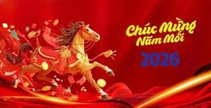 Banner Chúc Mừng Năm Mới 2026 - Thiết Kế Độc Đáo CDR