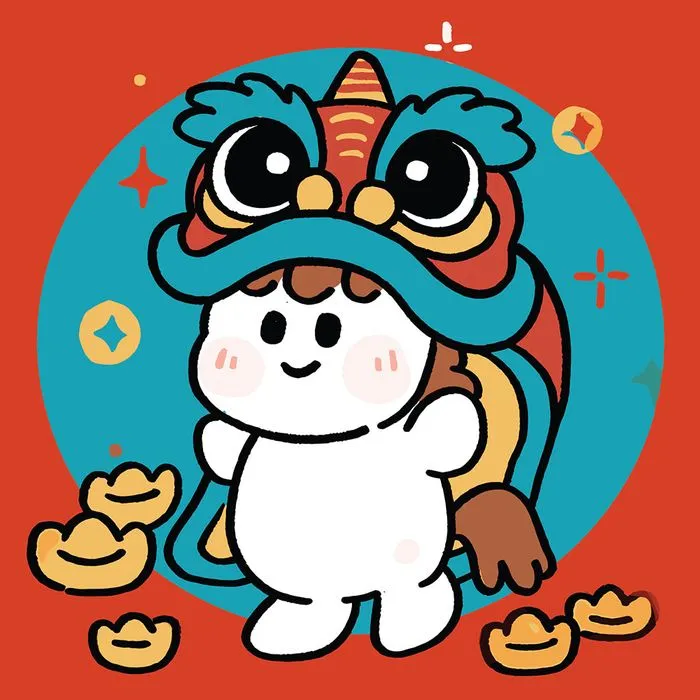 Linh Vật Ngựa Tết 2026 Minh Họa Vector EPS Đáng Yêu