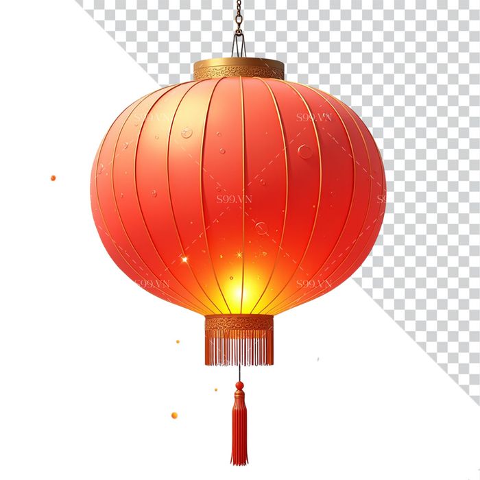 Hình ảnh đen lồng hình tròn màu đỏ kiểu dáng cổ xưa file PNG mẫu CR572
