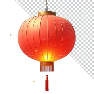 Hình ảnh đen lồng hình tròn màu đỏ kiểu dáng cổ xưa file PNG mẫu CR572
