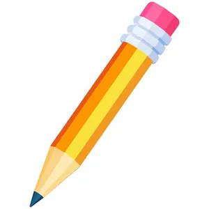 Hình ảnh cây bút chì file vector mẫu HH102