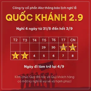 Banner lịch nghỉ lễ quốc khánh 2-9 file PSD mẫu KT44