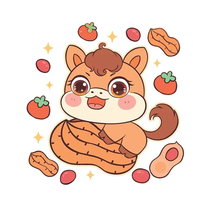 Ngựa Tết Cute - Minh Họa Vector Hoạt Hình Đáng Yêu