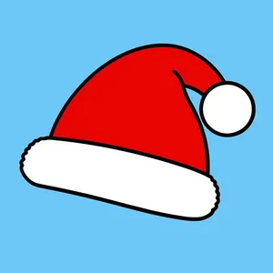 Hình ảnh chiếc mũ ông già noel file vector mẫu CR1846