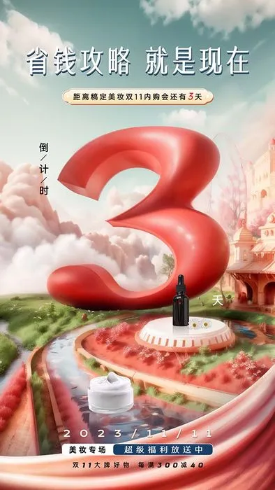 Poster khuyến mãi sàn thương mại điện tử file PSD mẫu DT19