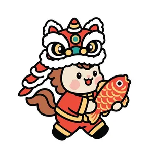 Linh Vật Ngựa Tết Bính Ngọ 2026 - Hình Minh Họa Vector EPS