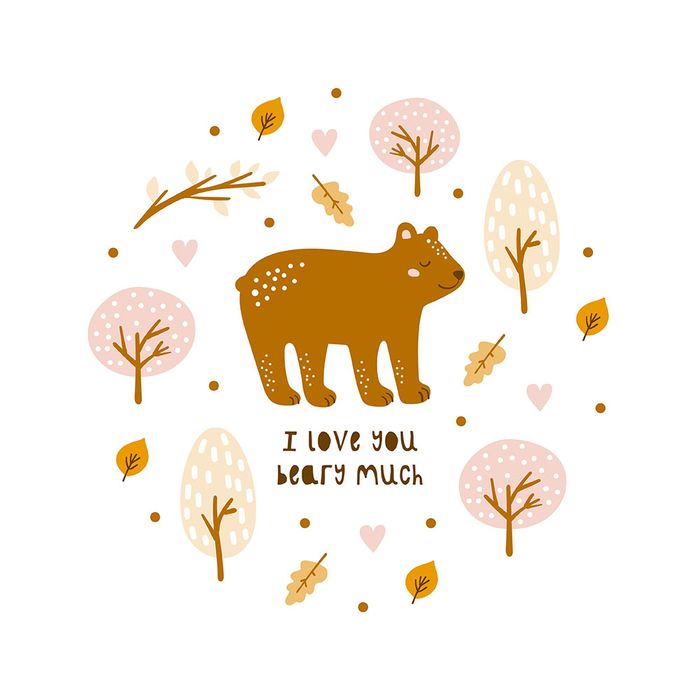 Bộ sưu tập chú gấu cute file vector mẫu CR112