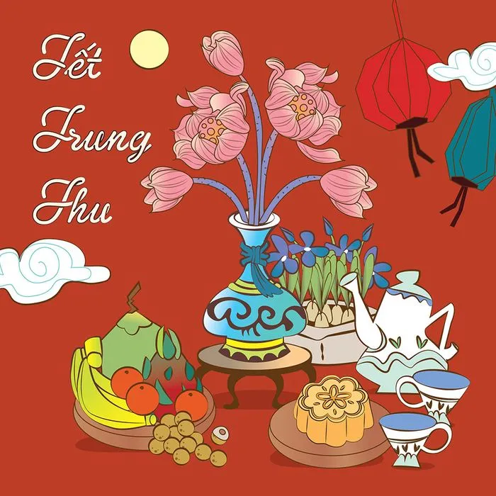 Poster Khuyến Mãi Tết Trung Thu Phong Cách Truyền Thống Độc Đáo