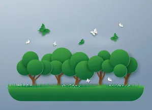 Hình ảnh cây xanh file vector mẫu KK96
