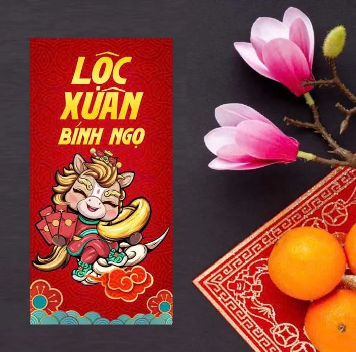 Mẫu Lì Xì Tết 2026 Bính Ngọ Vector CDR - Thiết Kế Sắc Nét, Dễ Chỉnh Sửa