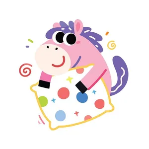 Linh Vật Ngựa Tết Bính Ngọ 2026 - Hình Minh Họa Vector EPS Đáng Yêu