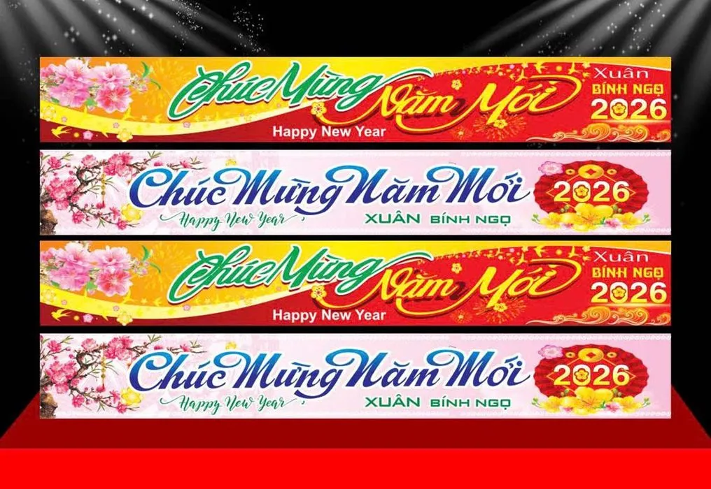 Banner Tết 2026 Đa Năng - File CDR Sẵn Sàng Thiết Kế