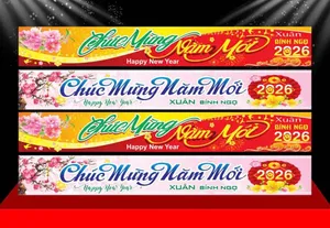 Banner Tết 2026 Đa Năng - File CDR Sẵn Sàng Thiết Kế