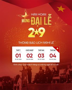 Poster lịch nghỉ lễ chào mừng ngày Quốc khánh 2-9 file PSD mẫu CR1013