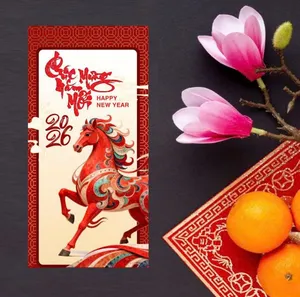 Mẫu Lì Xì 2026 Năm Bính Ngọ Vector CDR - Thiết Kế Độc Đáo