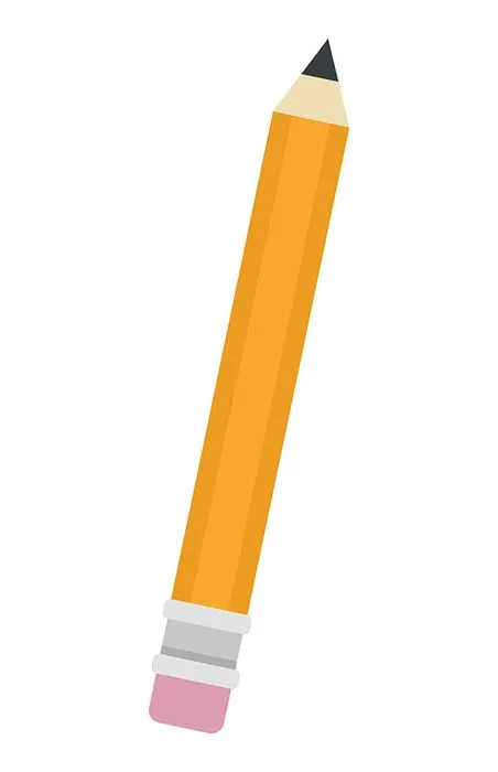 Hình ảnh cây bút chì file vector mẫu HH64