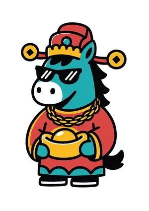 Linh Vật Ngựa Tết Bính Ngọ 2026 - Hình Minh Họa Đáng Yêu