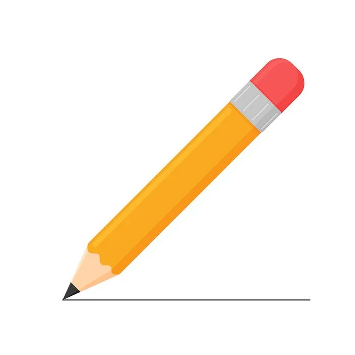 Hình ảnh cây bút chì file vector mẫu HH117