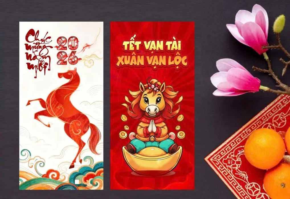 Thiết kế Lì Xì Tết 2026 Đinh Mùi – File CDR Vector Độc Đáo