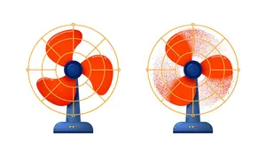 Bộ sưu tập quạt điện file vector mẫu OC80