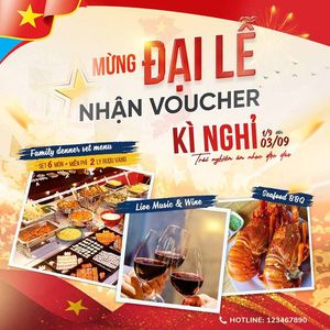Poster chào mừng ngày đại lễ 2-9 file PSD mẫu CR1027