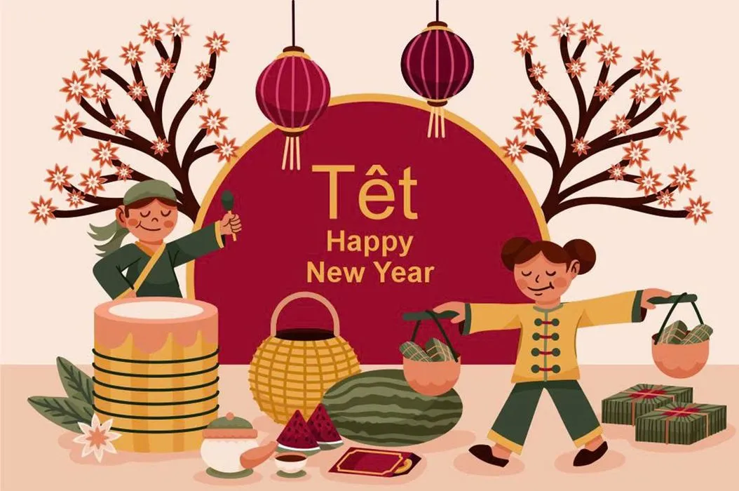Banner Chúc Mừng Năm Mới Tết Việt Nam – Thiết Kế Độc Đáo & Sáng Tạo