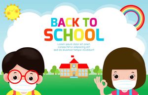 Banner bé học tập edu file vector mẫu CR245