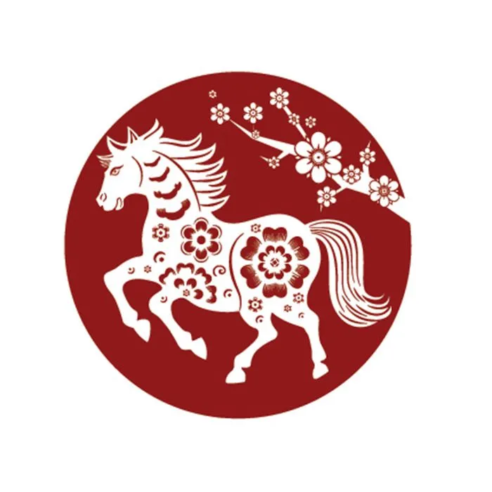 Linh Vật Ngựa Tết Nguyên Đán - Thiết Kế Vector EPS Độc Đáo